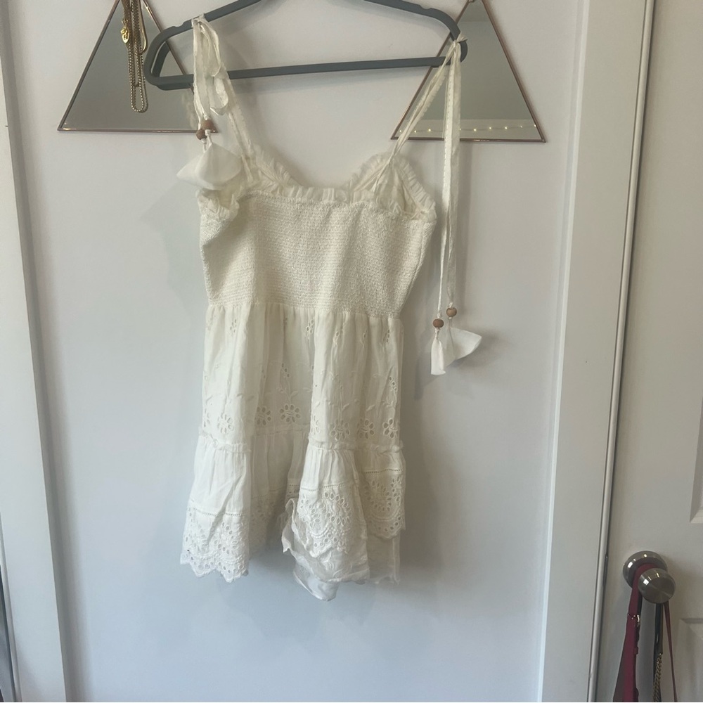 White loveshackfancy mini white dress - Picture 3 of 5